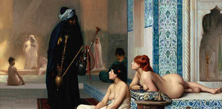 Pool-in-Harem-by-Jean-Léon-Gérôme-Hermitage-Museum