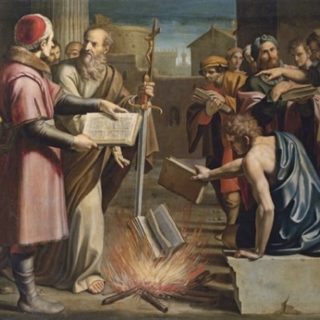 Burning Books of Witchcraft in Ephesus