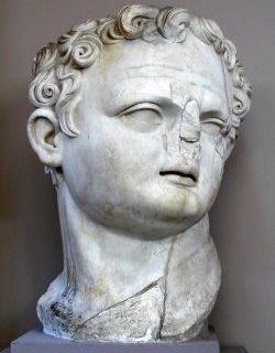 Giant Bust of Emperor Domitian in Ephesus Archeological Museum