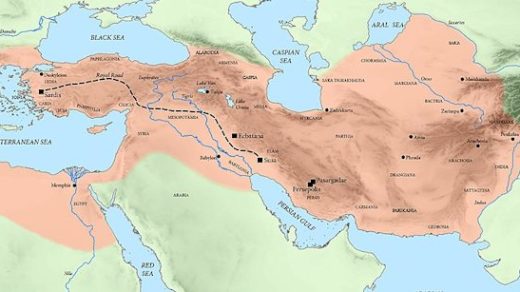 Royal Road of Persian Empire, which was built on Anatolia